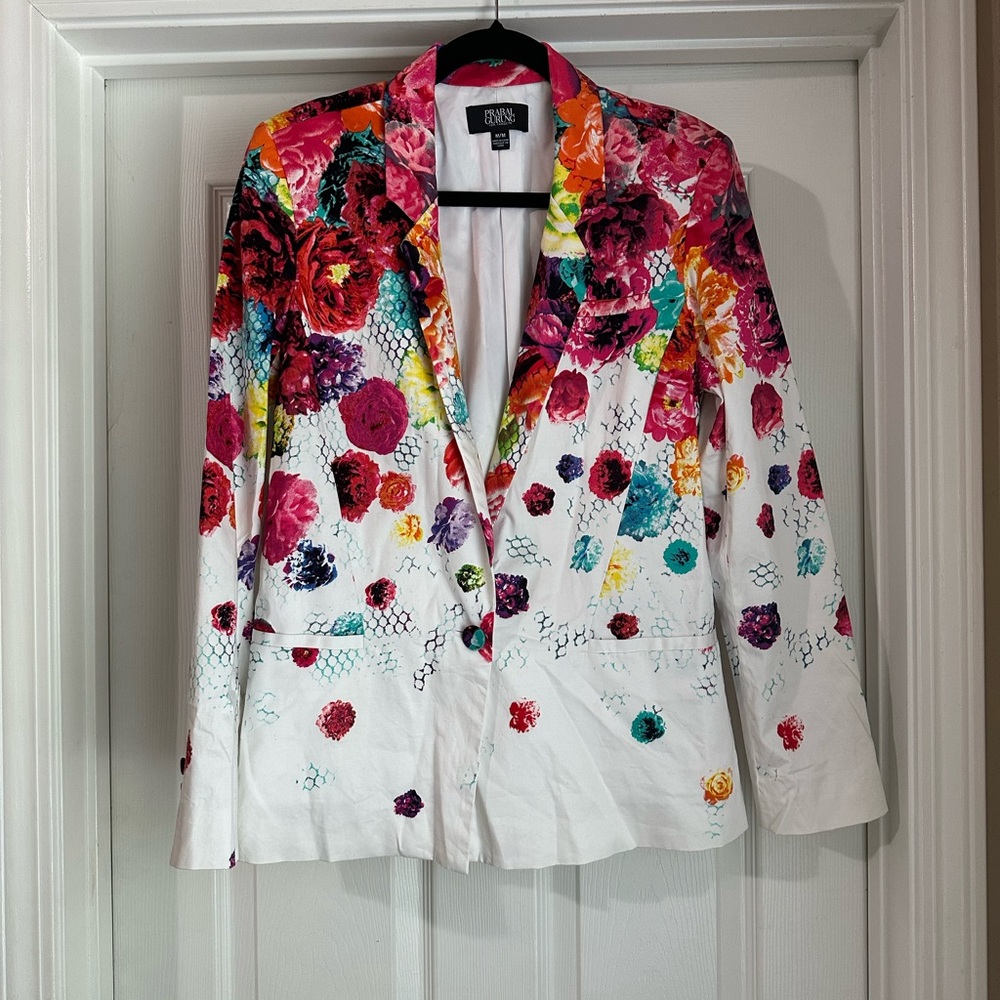 Praga Gurung for Target Colorful Floral Women's Blazer